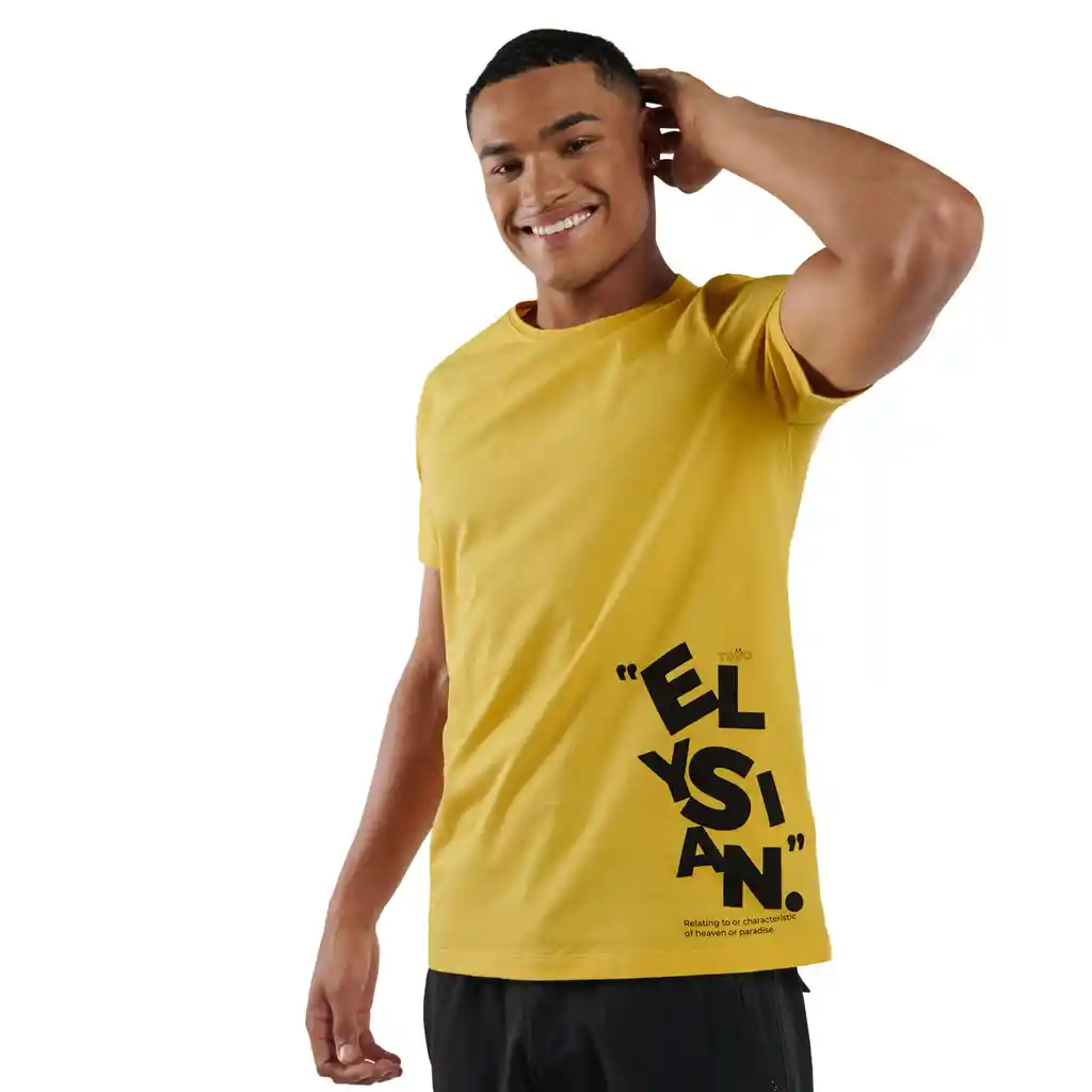 Camiseta Para Hombre Atena Amarilla