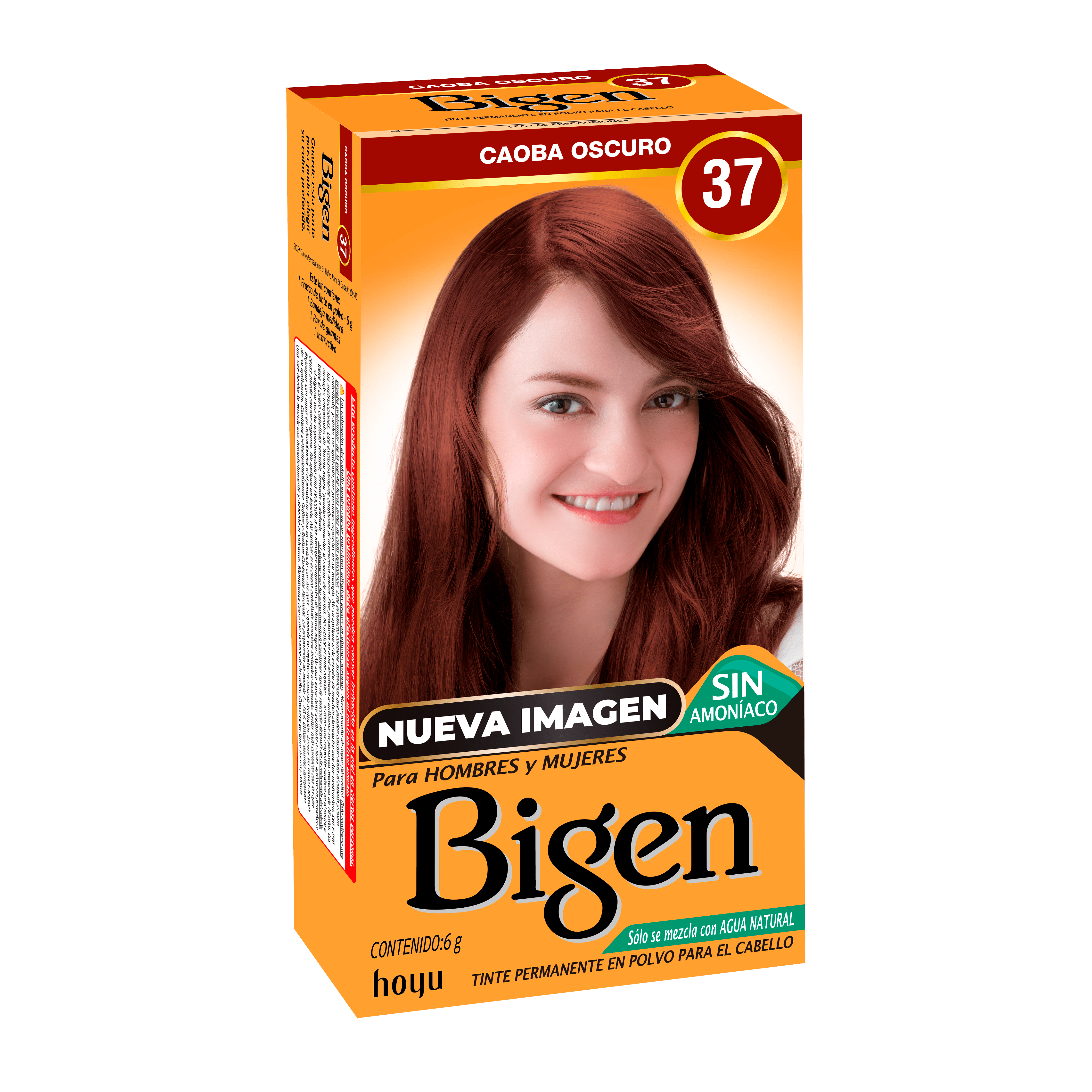Bigen Colorante 37 Caoba Oscuro 6 g