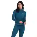Camiseta Manga Larga Sunshirt Mujer Verde-m