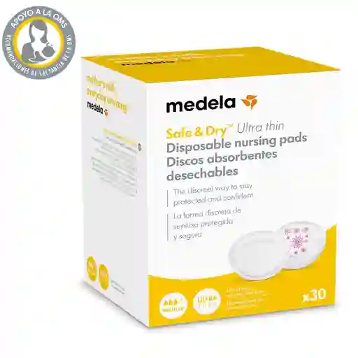 Medela Discos Safe Dry Absorbente Desechable