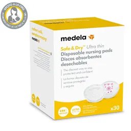 Medela Discos Safe Dry Absorbente Desechable
