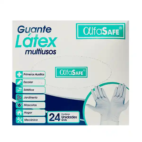 GUANTES DE EXAMEN LATEX S 24UNIDADES