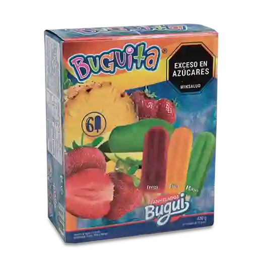 Buguita Paleta de Fruta Buguita en Agua