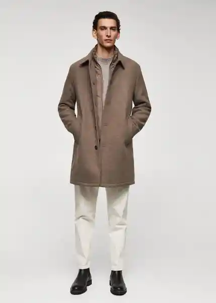 Abrigo Station Topo Talla XXL Hombre Mango