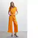 Pantalón Amura-H Naranja Talla S Mujer Mango