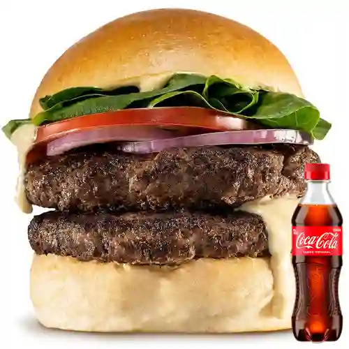 Combo Doble + Coca Cola Original 400 ml