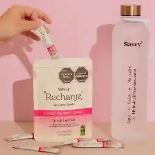 Recharge Fresh Berries Doypack - Savvy X 20 Uds