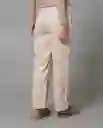 Pantalón Mujer Beige Talla 10 269G001_BEI140708 Rifle