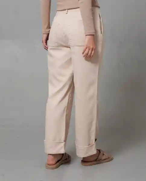 Pantalón Mujer Beige Talla 10 269G001_BEI140708 Rifle