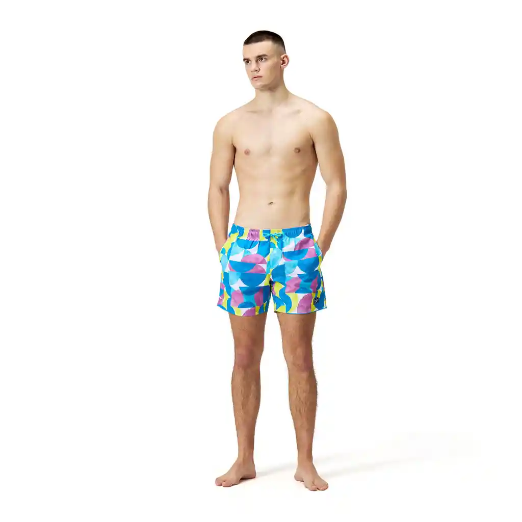 Pantaloneta Digital Printed Leisure 16 Pulgadas Hombre Azul-xl