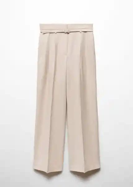 Pantalón Gina Crudo Talla 32 Mujer Mango