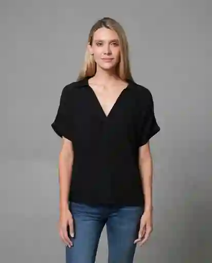 Camisa Mujer Negro S 212 G101_NEG194007 Rifle