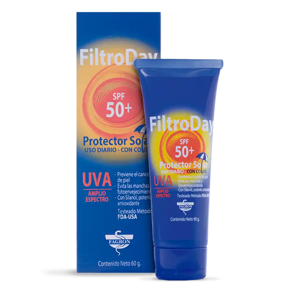 Filtro Day Protector Solar con Color Spf 50+