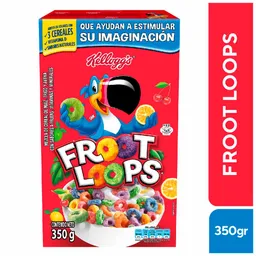 Froot Loops Cereal en Forma de Aros Sabor a Frutas
