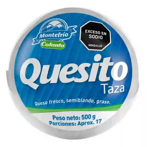 Queso Montefrio Fresco Semiblando Graso Taza (500 Gr)