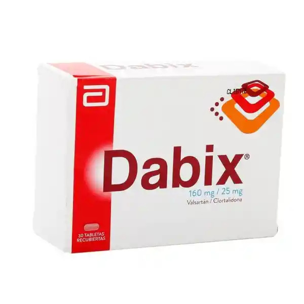 Dabix (160 mg / 25 mg) 10 Tabletas