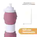 Vaso Plástico Plegable de Silicona de Rosa 600 mL Serie Miniso