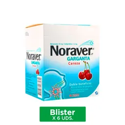 Noraver Garganta Blister (10 mg / 1.4 mg)