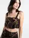  Camisa Estambres Mujer Negro Puro Ultraoscuro Talla L Naf-Naf 