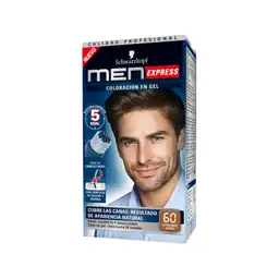 Schwarzkopf Tinte Men Express Castaño Medio Natural 60 40 mL