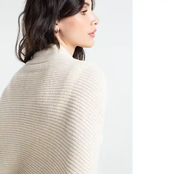  Saco Tejido Marina Crudo Marfil Claro Talla Ml Naf-Naf 