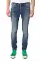 Diesel Jean Sleenker-X Para Hombre Azul Medio Talla 31