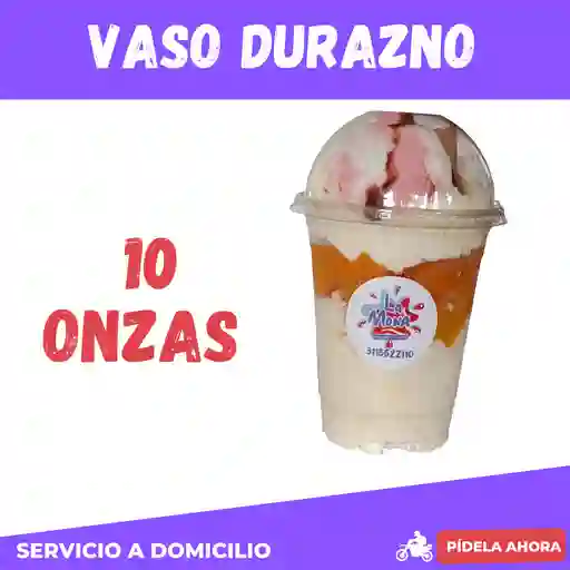 Duraznos con crema
