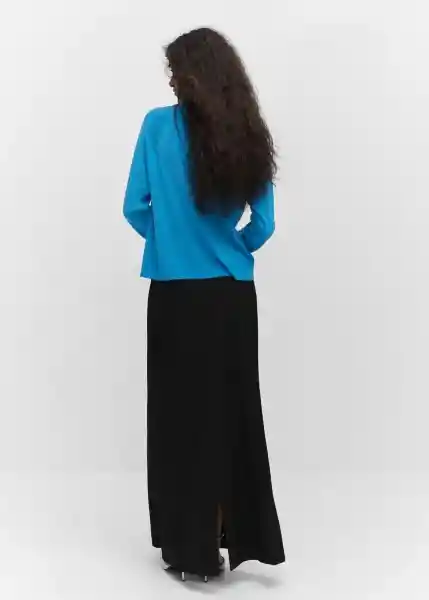 Jersey Luccac Turquesa Talla S Mujer Mango