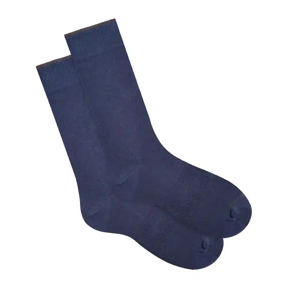 Medias Casuales Largo Tradicional Hombre Alicante Punto Blanco Talla 10-12