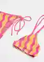 Top Bikini Corfu Fucsia Talla L Mujer Mango