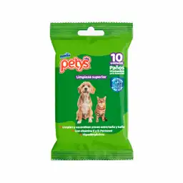 Familia Petys Paño Húmedo para Mascotas 