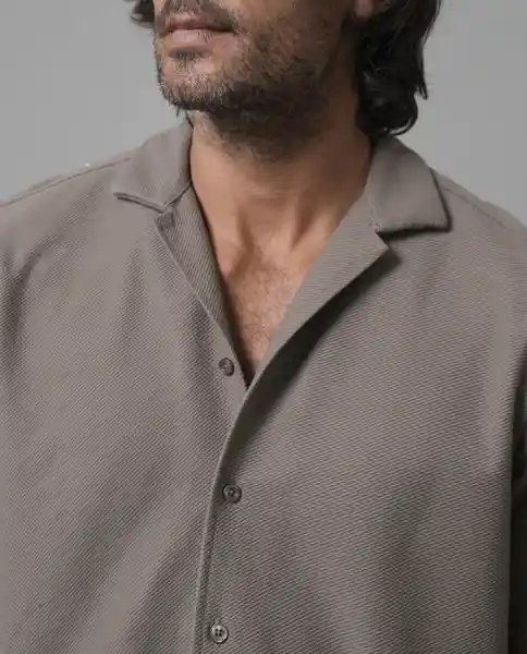 Camisa Hombre Gris Talla S 119G100_GRI181210 Rifle