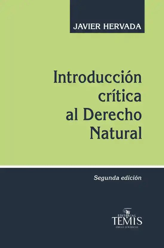 Introducción Crítica Al Derecho Natural