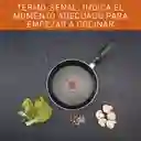Sarten Imusa Aluminio Antiadherente Tapa de Vidrio 2 Piezas Gris