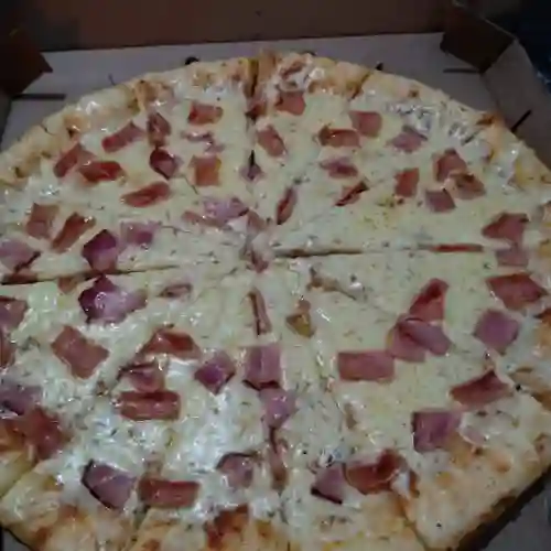 Pizza Mediana Jamón y Queso