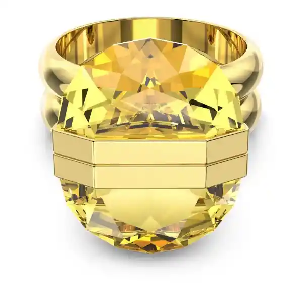 Anillo Lucent Amarillo 5623776 Swarovski