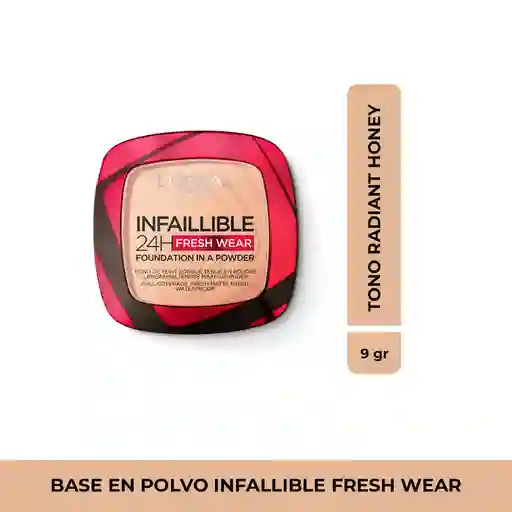 Polvo Compacto L’Oréal Paris Infallible 24 H Fresh Wear 9 gr