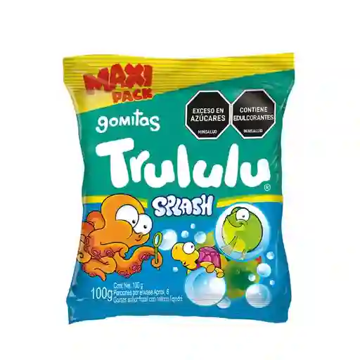 Trululu Goma Splash Frutal Relleno Líquido