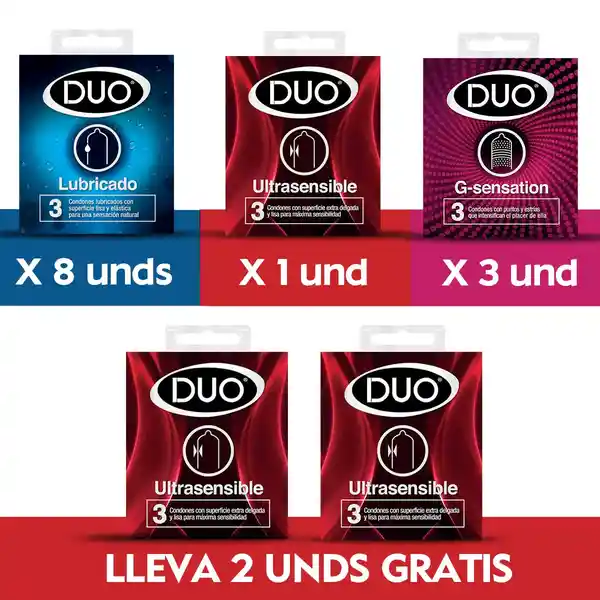 Duo Preservativo Surtido