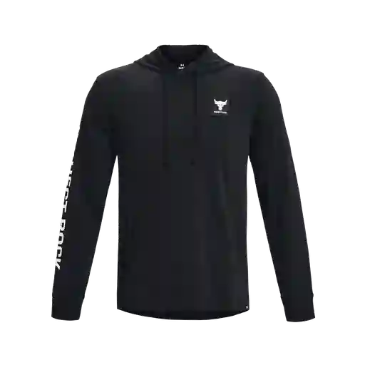 Under Armour Camiseta Pjt Rock Terry Hoodie Hombre Negro SM