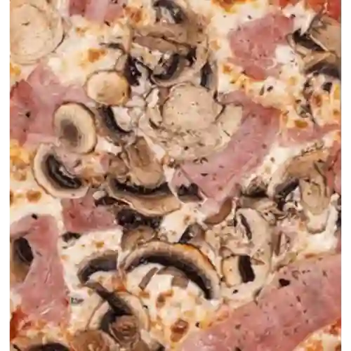 Pizza Jamón y Champiñones