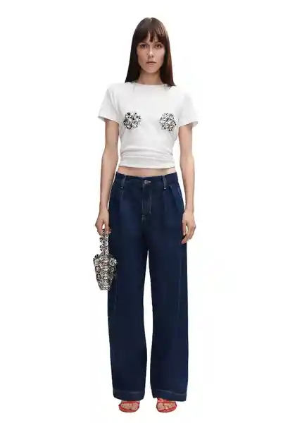 Jean Hannah Tejano Soft Talla 40 Mujer Mango