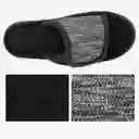 Rockdove Pantuflas Para Hombre Moc Negro L
