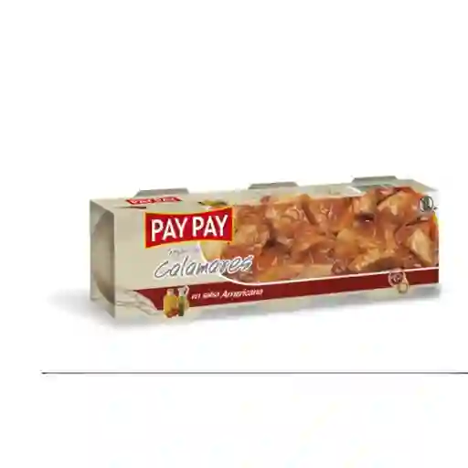 Pay Pay Calamar Trozos Salsa Amer