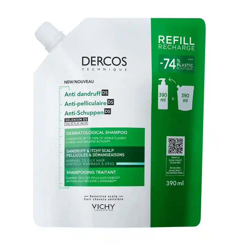 Dercos Shampoo Anti-Caspa Eco-Refill