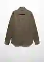 Camisa Play Khaki Talla M Hombre Mango