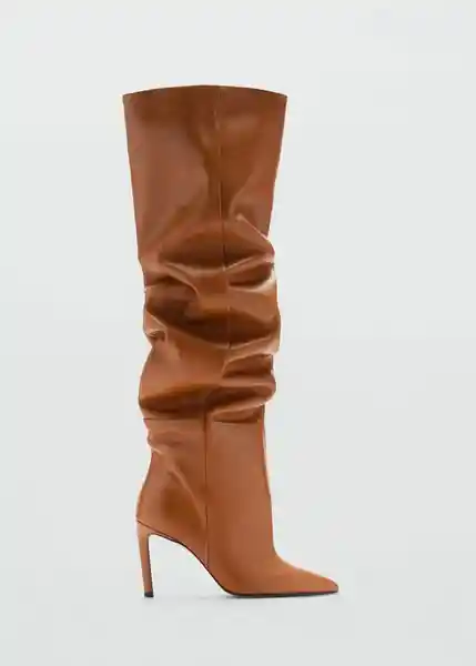 Botas Liza Tabaco Talla 36 Mujer Mango