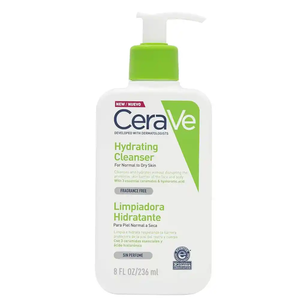 CeraVe Crema Limpiadora Hidratante Piel Normal a Seca