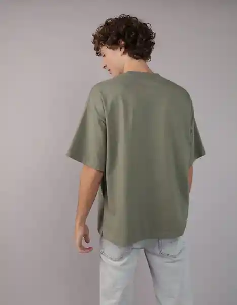 Camiseta Hombre Verde Talla MEDIUM 3664347 American Eagle
