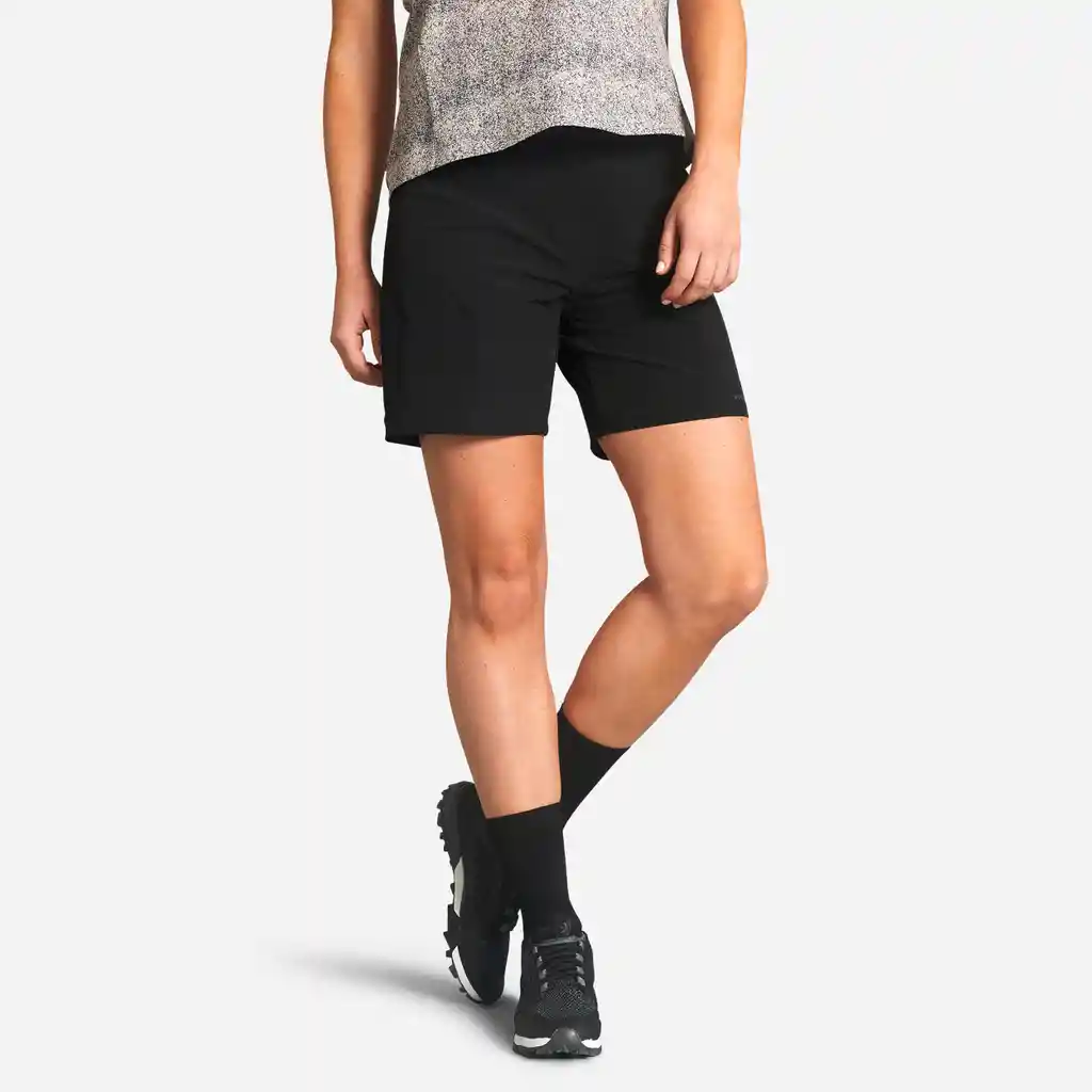 Pantaloneta de Ciclismo Mtbpara Mujer Rockrider Expl 500negro